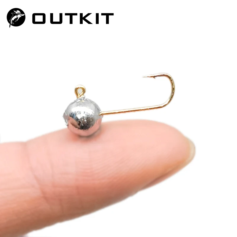 Fishing Hook Barbless - Outhit 10 pçs mini gabarito cabeça
