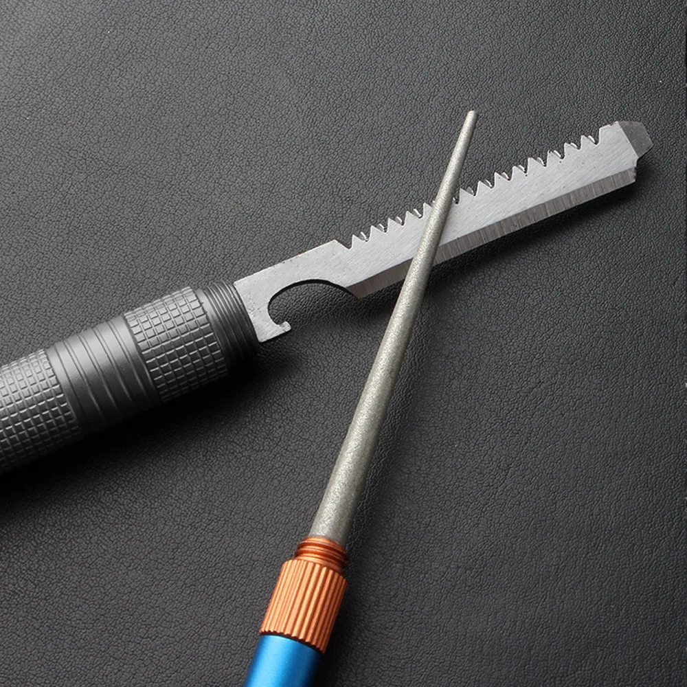 Fishing Hook Sharpener - Ao ar livre fosco mini edc