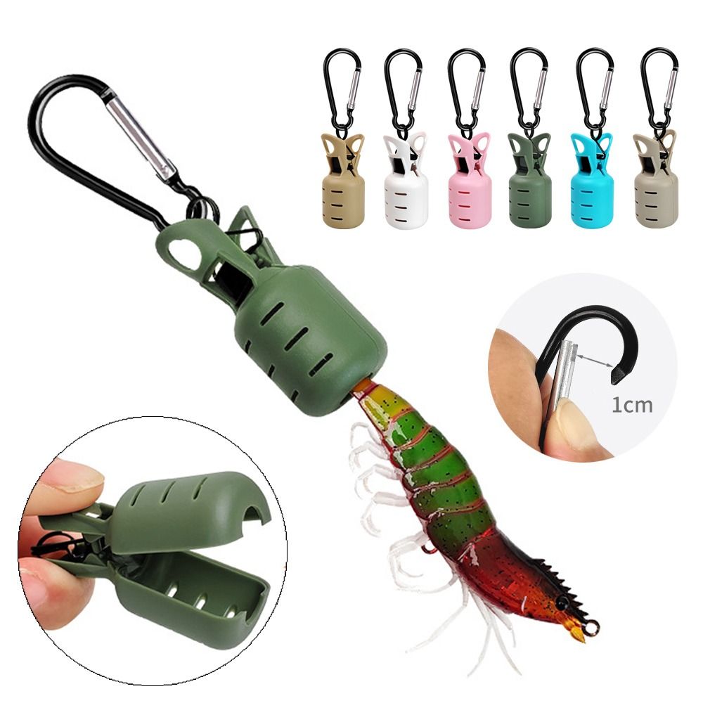 Fishing Hook Jig - Capa Protetora Durável com Mosquetão para