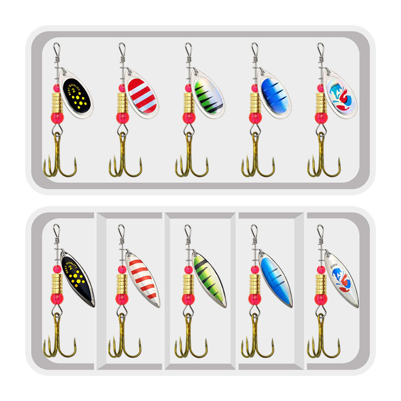Fishing Hook Treble - Isca de pesca giratória colheres de