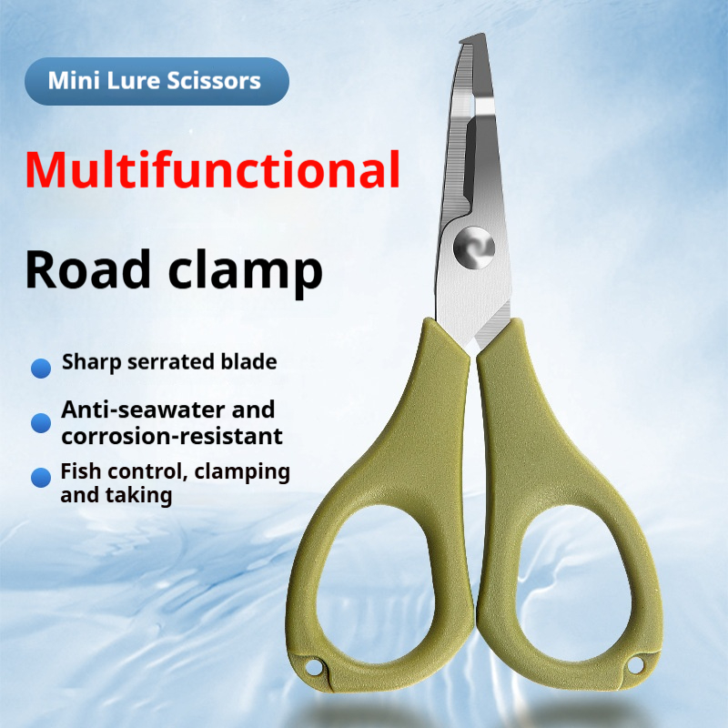 Fishing Hook Remover - Mini tesoura multifuncional luya pesca tesoura