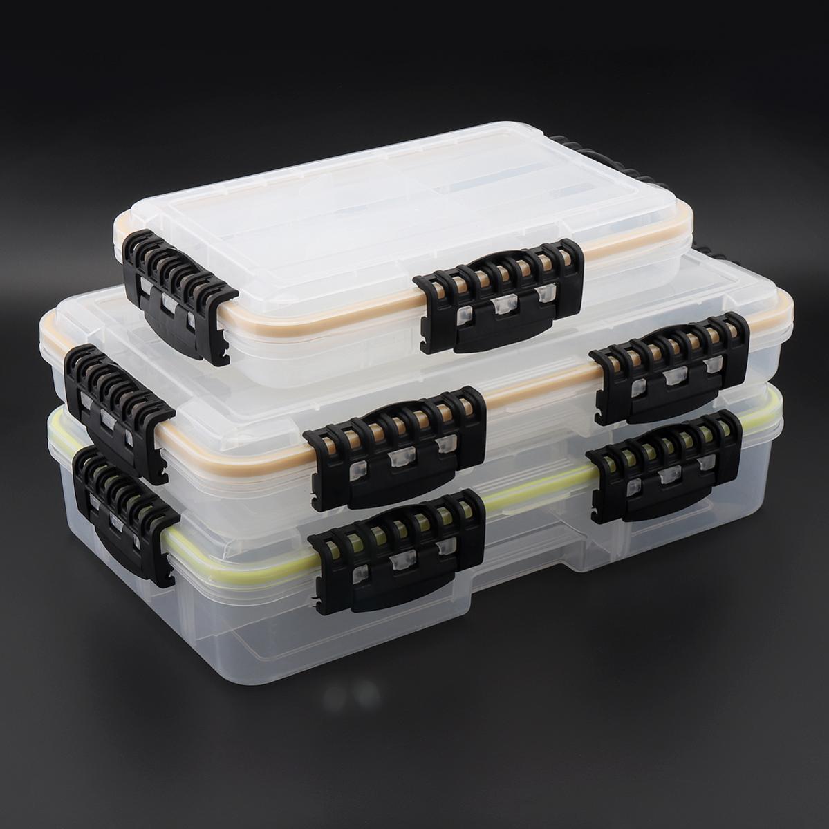 Fishing Hook Size - Grande Capacidade Waterproof Fishing Tackle Box,