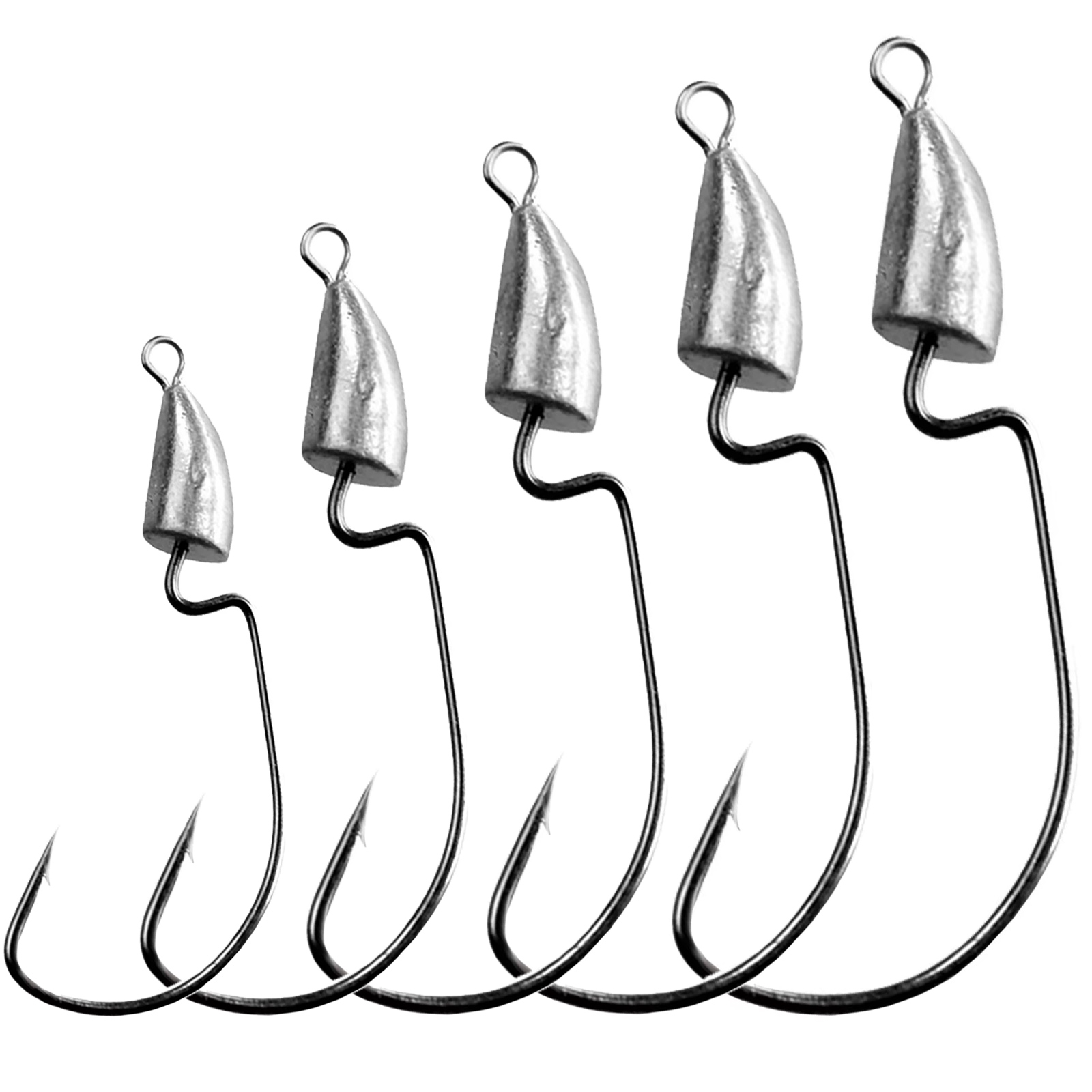 Fishing Hook Weedless - Thkfish 10 pçs manivela gabarito cabeça