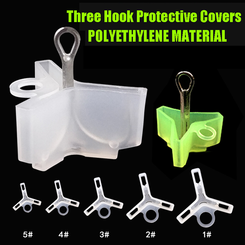 Fishing Hook Treble - 20 pçs/lote protetor durável tampas de