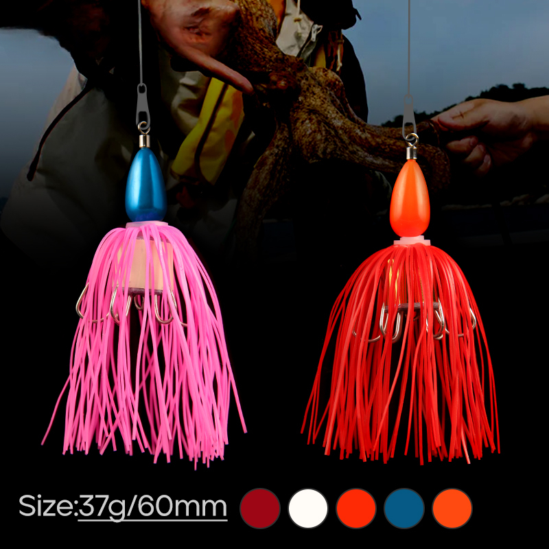 Fishing Hook Weedless - 37g weedless futebol gabarito cabeça ganchos
