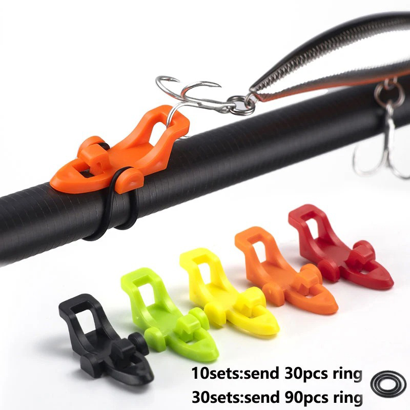 Fishing Hook Jig - 10-30 pçs vara de pesca pólo