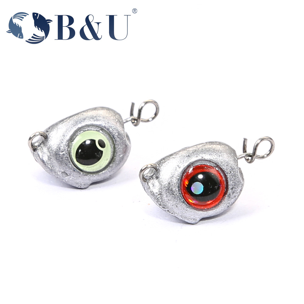 Fishing Hook Jig - B&U Swing Jig Head Cheburashka Sinker: