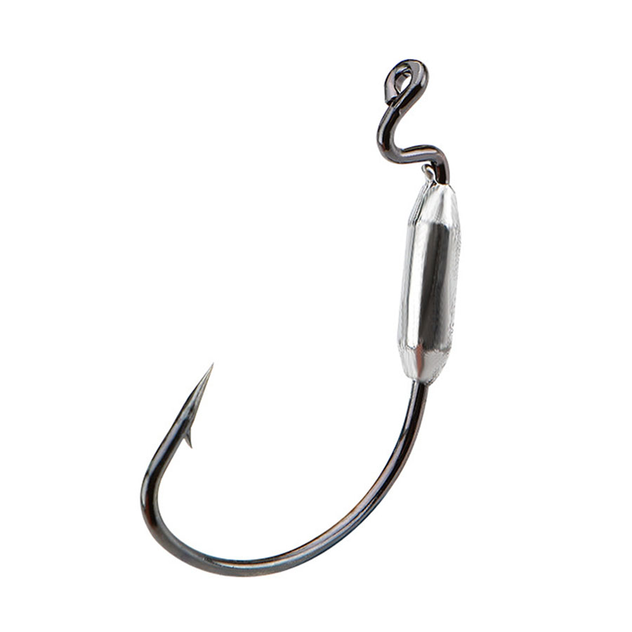 5pcs isca de minhoca macia 1/0 - Fishing Hook Offset avaliação e preço