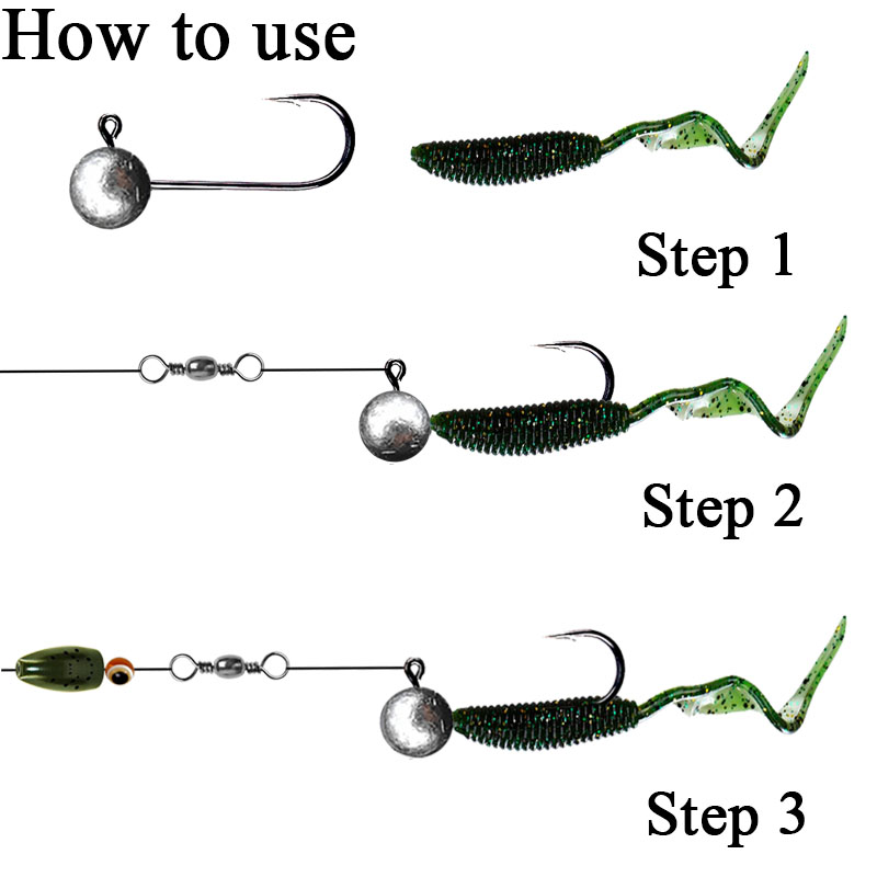 10 pçs/lote Jig Head Gancho De - Fishing Hook Barbless avaliação e preço