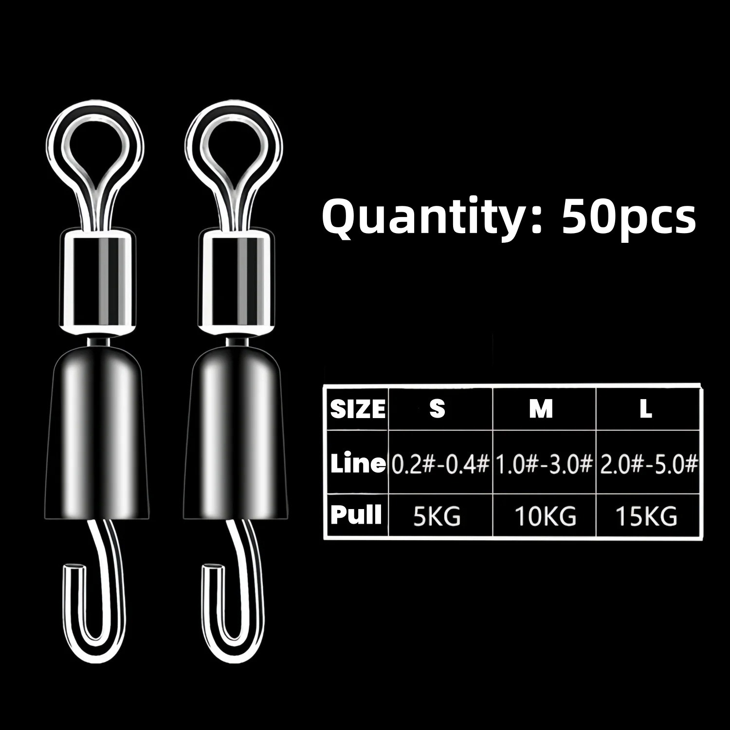 50 Peças Giradores de Troca Rá - Fishing Hook Jig avaliação e preço
