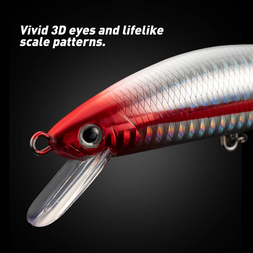 Isca de pesca afundando minnow - Fishing Hook Treble avaliação e preço