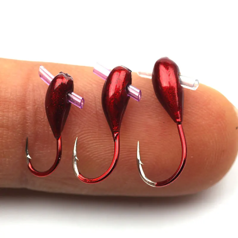 10/20 pçs inverno gancho de pe - Fishing Hook Assortment avaliação e preço
