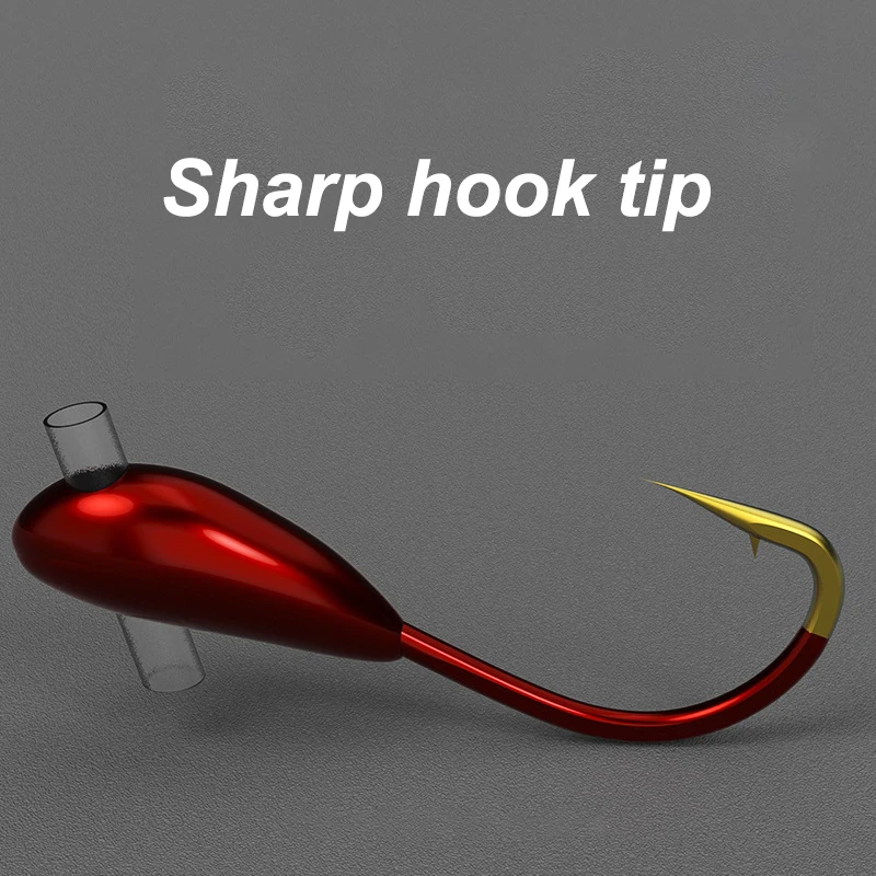 10/20 pçs inverno gancho de pe - Fishing Hook Assortment avaliação e preço