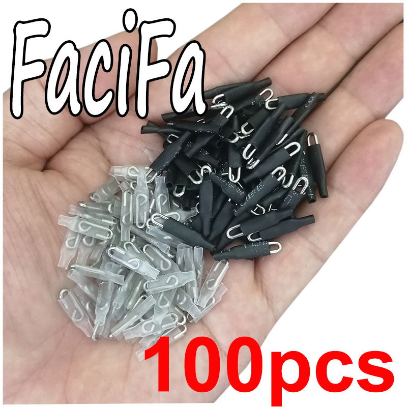 100 peças enganche rapido pres - Fishing Hook Stainless Steel avaliação e preço