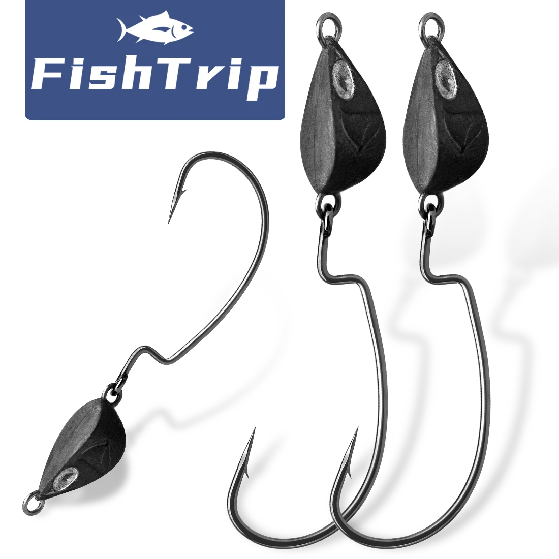 FishTrip 10 unidades de anzol  - Fishing Hook Weedless avaliação e preço