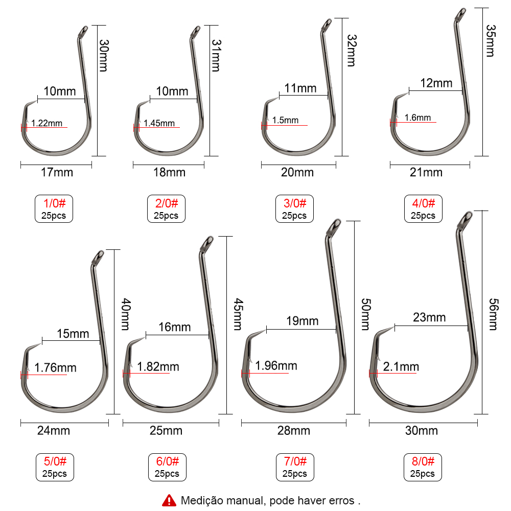 Ganchos de pesca FTK Gancho ci - Fishing Hook Circle avaliação e preço