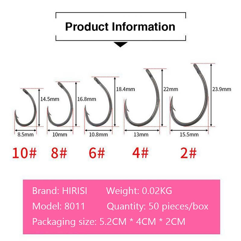 Novo Kit Hirisi com 50 Anzóis  - Fishing Hook Box avaliação e preço