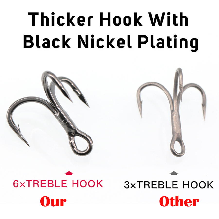 6x ganchos agudos de pesca pre - Fishing Hook Assortment avaliação e preço
