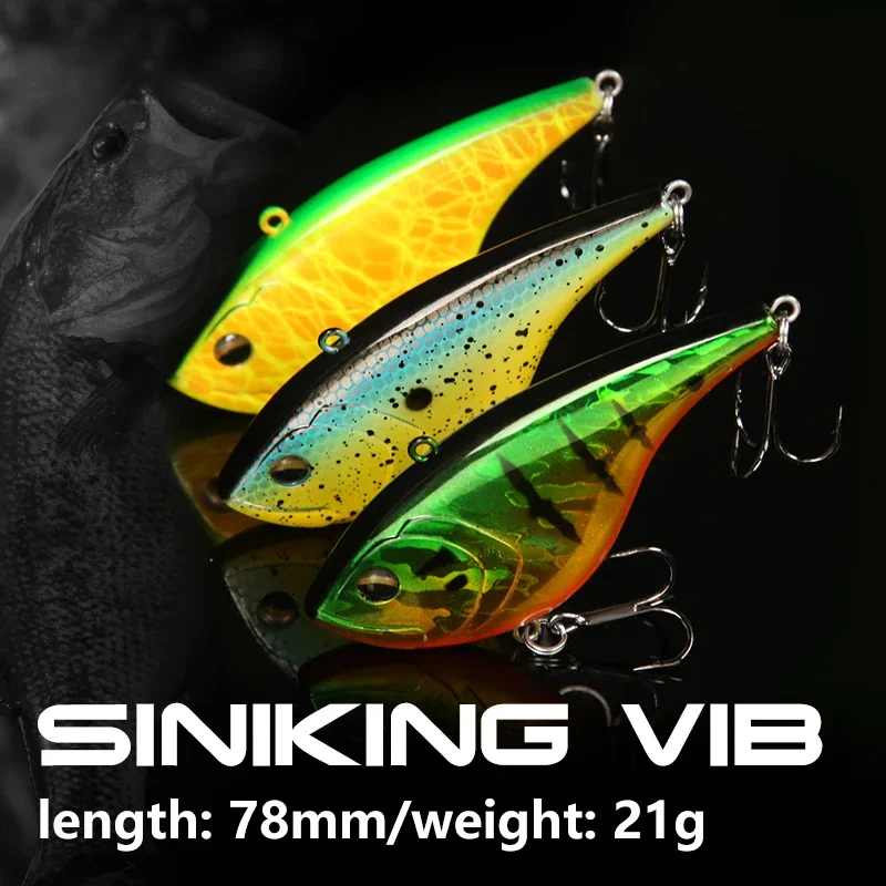 Isca de pesca vib 21g/78mm, is - Fishing Hook Treble avaliação e preço