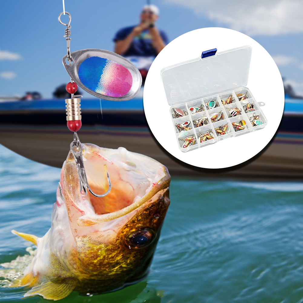 30 Iscas de Pesca Giratórias d - Fishing Hook Treble avaliação e preço